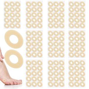 [미국배송] 발가락용 옥수수 쿠션 150개 발 타원형 굳은살용 패드 굳은살 물집용 자가 접착 패드