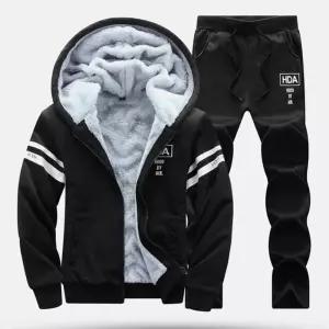 트레이닝복 세트 남성 겨울 기모 츄리닝 상하세트 운동복 데일리 방한 2컬러 M~3XL