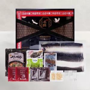 [맛딜] 국내산 자포니카 민물장어 3인 선물세트 (손질후 1000g내외/생강채+소스+명이나물+장어탕 등 포함)