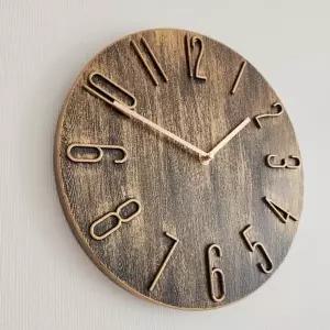 유럽감성 인테리어 벽시계 30cm 빈티지브론즈 (KYR-WFFNMJE)