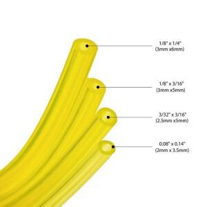 전기 톱 연료 파이프 가스 송풍기 잔디 깎는 기계 PU 호스 내부 직경 2x3.52.5x53x53x6Biodigestores