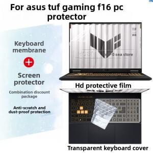 asus 호환 TUF 게이밍 F16 컴퓨터 화면 보호기 FX608JHR 키보드 커버 눈부심 방지 및 청색광 필름