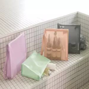 [LLON몰] 트래블러스 코팅메쉬파우치 미디움 화장품파우치