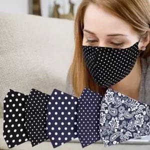 겨울 두겹 3d 블랙 입체 솜 면 패션 따뜻한 포근한 마스크 방한대_24024809