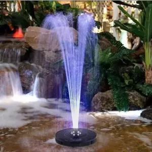 태양광 분수대 가정용 베란다 태양열 인공폭포 소형