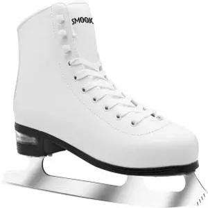 여성용 및 남성용 스무조이 피겨 스 스케이트 - 에어 쿠션 디럭스 하키 프리미엄 가죽 10대 초보자 실내