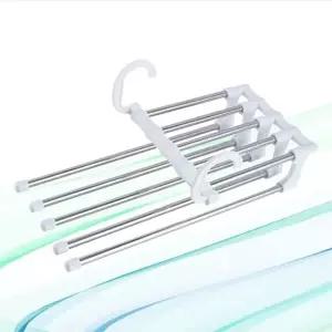 접이식 5단 바지걸이 논슬립 정장바지 행거 (WFKC356)