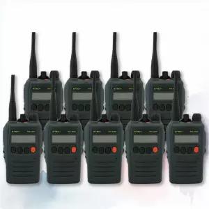 ETECH 이테크 NIS-400D NIS400D 고출력 업무용 디지털 무전기 9대 세트 