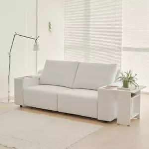 포스트모던 산드로 모션 전동 슬라이드 무빙 패브릭 3인 쇼파