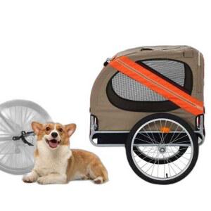 반려견 트레일러 자전거 애완용 애견용품 레드블랙 노견 전기 YUMMY 전동 소형 블랙