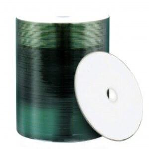 [미국배송] NIERLE CD-R 700MB / 80분 52배 에디션 ECO 팩 100 전체 인쇄 가능