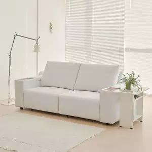 [포스트모던] 산드로 모션 전동 슬라이드 무빙 패브릭 3인 쇼파