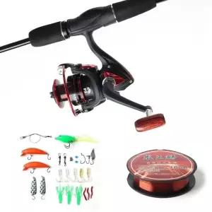 고품질 낚시친구 민물 바다 올인원 루어+스피닝릴+낚싯대세트 (WFKDVQQ)
