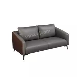 사무실 쇼파 업무용 라운지 나파가죽 공간 2인용
