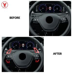 호환 폭스바겐 골프 8용 패들 시프트  CC Tiguan L 2019 자동차 휠 DSG