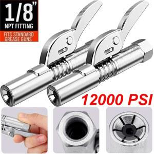 NPT1 브레이크 그리스 커플러 고압 오일 호스 펌프 어댑터 12000PSI 노즐