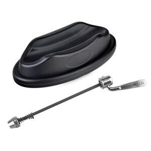 호환 ABYB 자전거 앞바퀴 라이저 블록실내 트레이너용 퀵 릴리스 꼬치 훈련