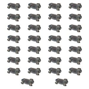 호환 산악 자전거 브레이크용 머드 가드 다리 고정 플레이트 30개