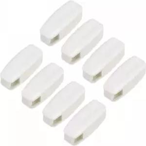 uxcell 블라인드 코드 무게 8Pcs 80mm 커튼 윈도우 셔터 비즈 체인 핸들 로마식 수직 롤러 그늘막 액세서리