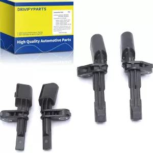 호환 폭스바겐 아우디 프론트 리어 좌측 및 우측 ABS 휠 속도 센서 4종 세트 제타 시티 파사트 CC 골프 GTI