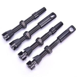 호환 도로 자전거MTB용 1 쌍 튜브리스 에어 밸브 부품 스템