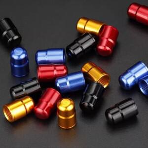 호환 10개 자전거 타이어 밸브 슈레더 캡 알루미늄 합금 CNC MTB 로드 바이크 가스 노즐 커버 (AV