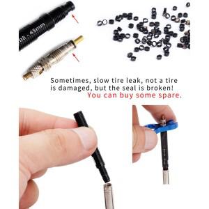 호환 45mm 통합 프레스타 알루미늄 탈착식 자전거 부품 밸브 익스텐더 액세서리 이너