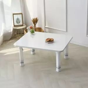 국산 4단 높이 조절 접이식 좌식 티테이블 밥상 60x48cm/다용도/술상/찻상/다과상/작은상/테이블/경량