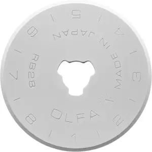 OLFA 28mm 로터리 커터 교체용 블레이드 10개의 블레이드(RB28-10) - 퀼팅 재봉 공예용 텅스텐 스틸