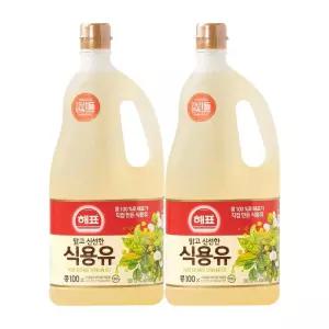 해표 식용유 1.5L 2개