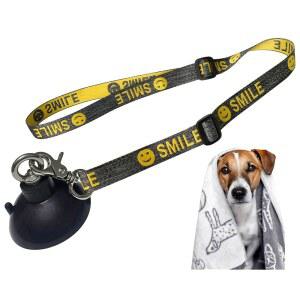 무거운 흡입 컵이 있는 반려견 목욕 테더, 반려동물 고양이 샤워 및 그루밍을 위한 조절 가능한 칼라가 그루밍 욕조 구속 목줄