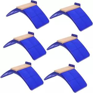 앙고이리 6PCS 비둘기 농어 도브 스탠드 프레임 휴식 새장 새 둥지 플라스틱 바비큐 용품