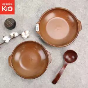 국산 홍익 만능전골 내열 도자기 세라믹 황토 무공해 감자탕 해물 찜 주방세제 세척가능냄비 찌개 냄비 뚝