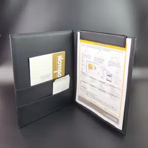 가죽 결제판 서류철 결재 클립보드 바인더 A4회사비품 문구 서류재 사인재 문서철