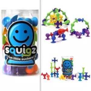 5살 창의 블럭 실리콘 스퀴즈 흡착 블록 24피스 스타터 세트 유아 감각 교구 장난감 두뇌 지능 창의력 발달