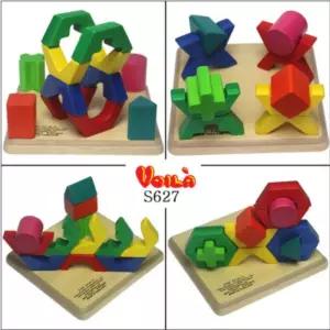 수학 3차원 도형 원목 퍼즐 블록 교구 초등 방과후 수업 교재 준비물 사고력 아이큐 놀이 학교