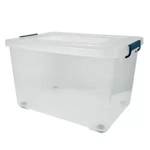 스페이스에디터 120리터 특대형 투명 리빙박스