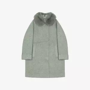 갤러리아 [25특가]베스띠벨리 탈부착 폭스 퍼카라 핸드메이드코트 (BLHRY2682)