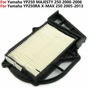 [호환품]바이크 오토바이 에어 필터 클리너 교체 연료 Yamaha YP250 MAJESTY X-MAX 모터 용 재사용 요소