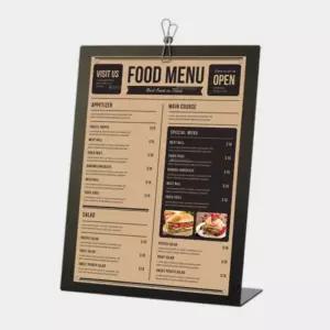 국내산 테이블용 A3 자석 집게 L자형 철제 POP 포스터 세일판 공공기관 홍보