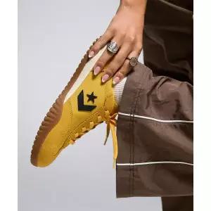 CONVERSE 컨버스 런스타 트레이너 스웨이드 골드 팜 A16659C 897667