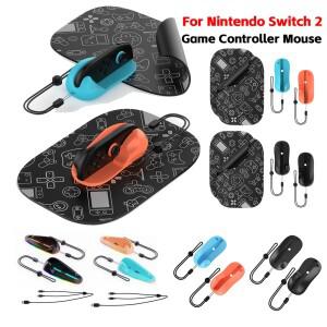 2PC 게임 컨트롤러 마우스 (RGB 조명 핸드 그립 포함) Joy-Con 2 및 Switch 2용 충전 거치대