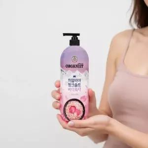 온더바디 오가니스트 히말라야 핑크솔트 바디워시 로즈향 900g 3개 바디클렌저
