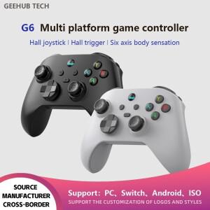 스위치/IOS/안드로이드/PC용 G6 모바일 게임 컨트롤러 스트리밍 미디어/클라우드 지원 블루투스 게임패드