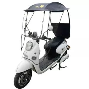 오토바이 가림막 그늘막 시리즈 꽃무늬 스쿠터 지붕 캐노피 없음 방수 미러