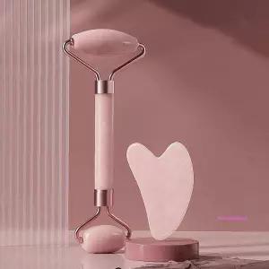 얼굴 브이롤러+괄사 마사지 림프절 경락ssu453