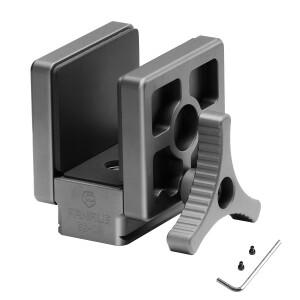 FANAUE 알루미늄 안장 클램프 삼각대 마운트 어댑터 Arca Swiss와 호환되는 야외 사냥 슈팅 게임 안정기 용