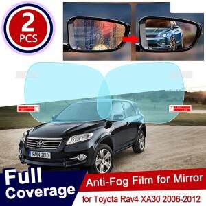Toyota 호환 Rav4 Vanguard XA30 2006 ~ 2012 RAV 4 30 풀 커버 안티 안개 필름 백미러 방수 방지 액세서리