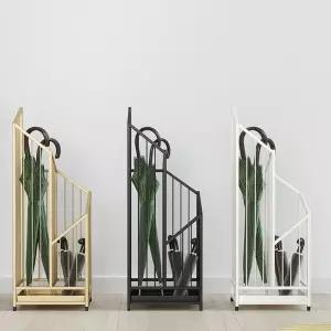 철제 개업선물 가게 사무실 대용량 2단 메탈우산꽂이 북유럽디자인 이사선