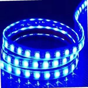 자동차 LED바 12V 3칩 5M 차량 전구 튜닝 조명 블루